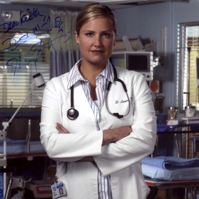 Picture of Sherry Stringfield as a Dr. Susan Lewis on drama series ER